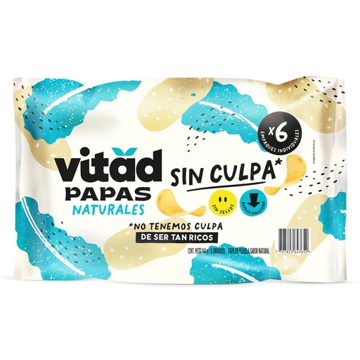 [V052] Papas Naturales 24g x 6uds