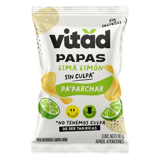 [V047] Papas de Limón Pa' Parchar 110g