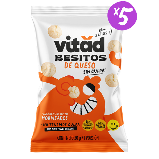 [V057] Besitos de Queso 20g x 5uds